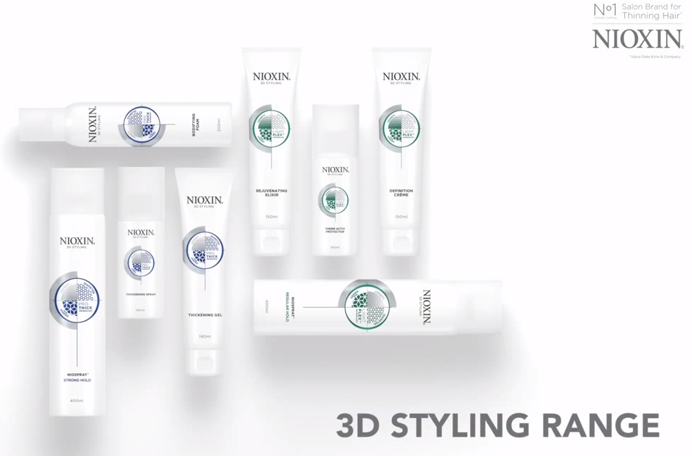trattamenti hairdressing con prodotti Nioxin